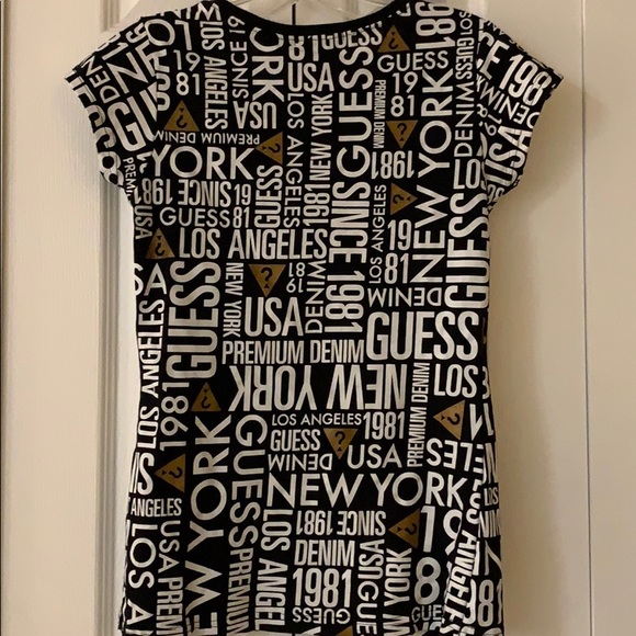 Guess New York Los Angeles Graphic Womens Top Size XS - Picture 11 of 12
